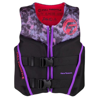 FULL THROTTLE Youth Rapid-Dry Flex-Back Life Jacket 30920 142500-105-002-22