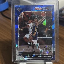 2019-20 NBA Hoops Premium Stock - Nickeil Alexander-Walker Blue Cracked Ice (RC)