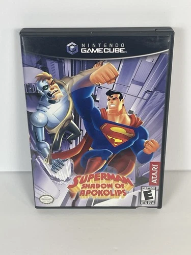 New ListingSuperman Shadow Of Apokolips Nintendo Gamecube Complete in Box With Manual CIB