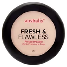 New Australis Ac Fresh And Flawless Pressed Powder Makeup - Deep Natural Matte