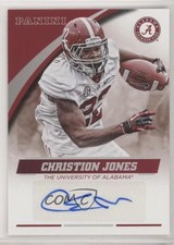 2015 Panini Alabama Crimson Tide Signatures Christion Jones #CJ-AL Auto no9