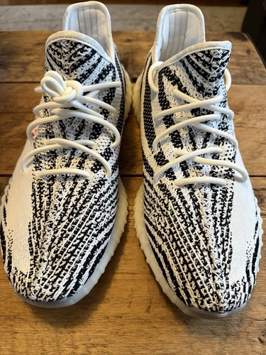 Taglia 13 5 Adidas Yeezy 350 V2 Zebra Boost Bianco