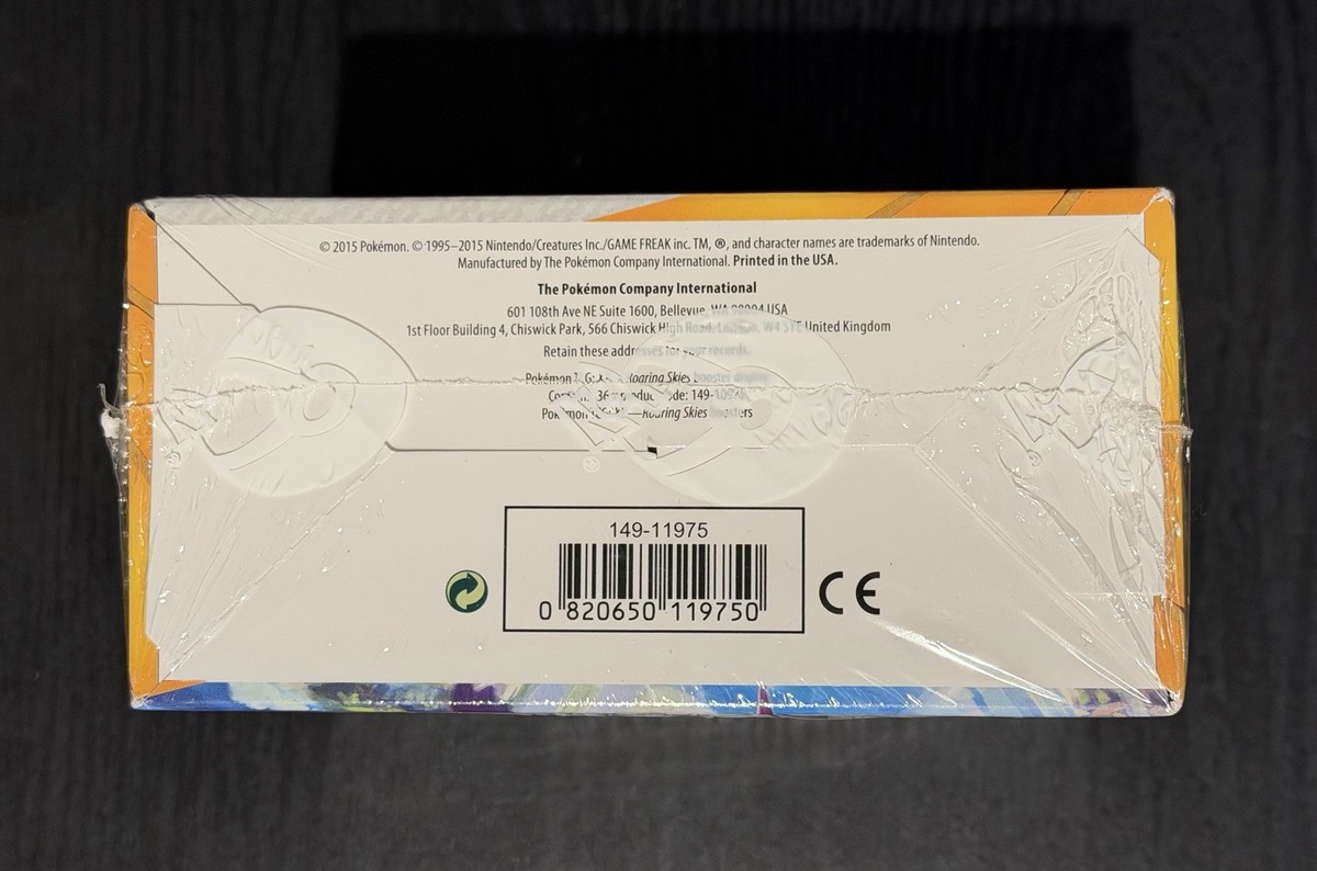 roaring skies booster box ebay Pokemon 2017 Roaring Skies English XY Booster Box Sealed