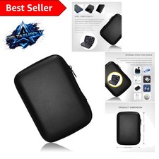 Shockproof EVA Hard Drive Carry Case - Water-Resistant Universal Organizer