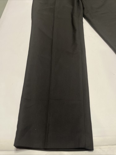 NEW Men’s Trousers Black Dress Tuxedo Pants Straight Leg Slacks Size X-Large - Picture 2 of 15