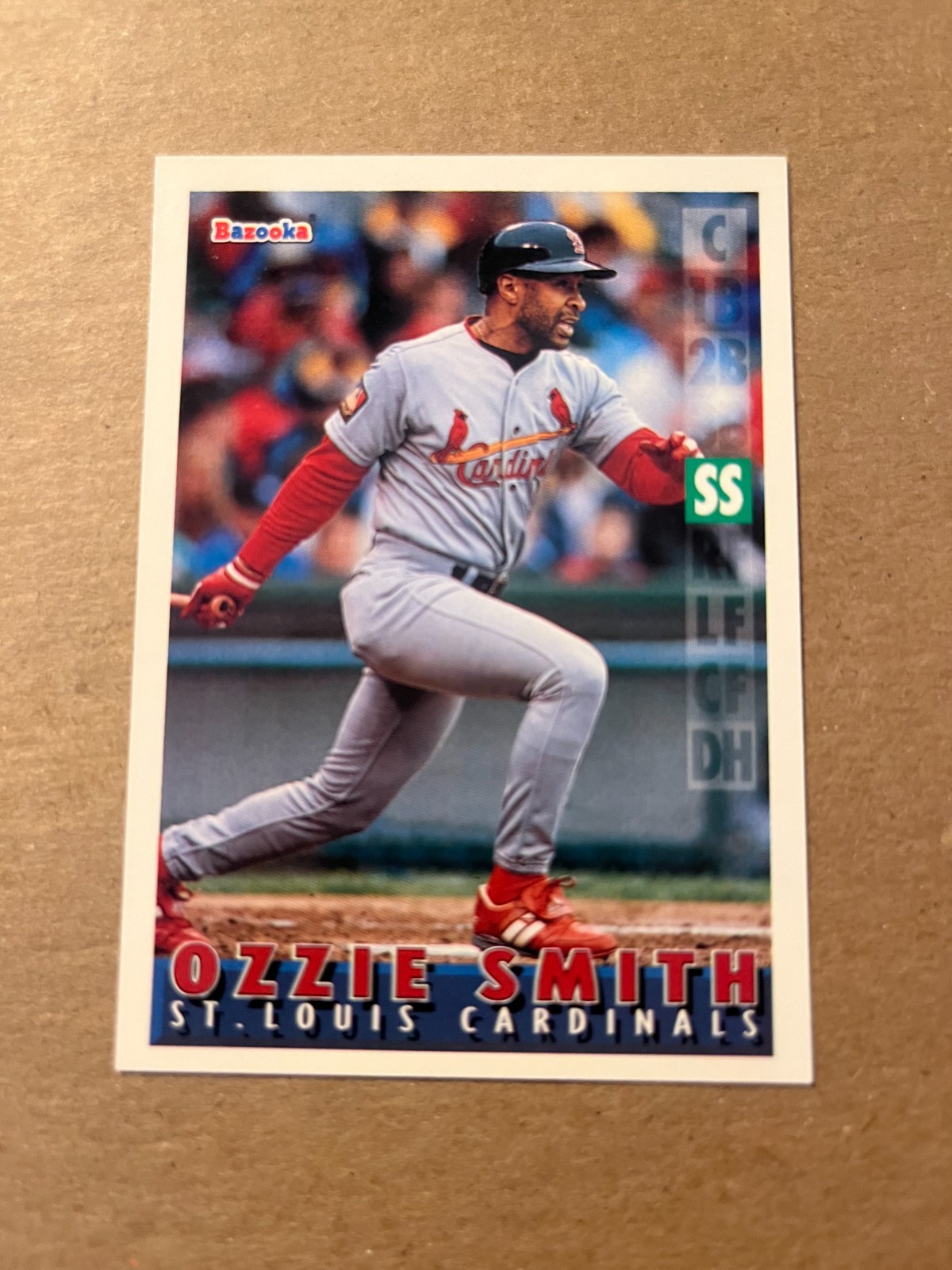 1995 TOPPS BAZOOKA - OZZIE SMITH CARDINALS #28