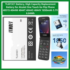 High Capacity 1850mAh Rechargeable Battery for Alcatel One Touch Go Flip