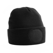 Image of Beechfield Unisex Circular Patch Cuffed Beanie  RW7304