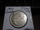 Canada 1944 - 50 Cent half dollar Canadian Coin - 80% Silver