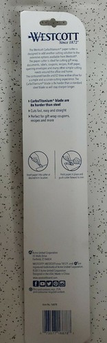 WESTCOTT CARBO TITAN PAPIERSCHNEIDER 12 ZOLL LINEAL - Bild 2 von 2