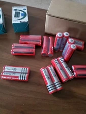 50 Ultrafire BRC  3000 Mah 3.7 Volt Lithium Ion Batterys & up to 25 Chargers