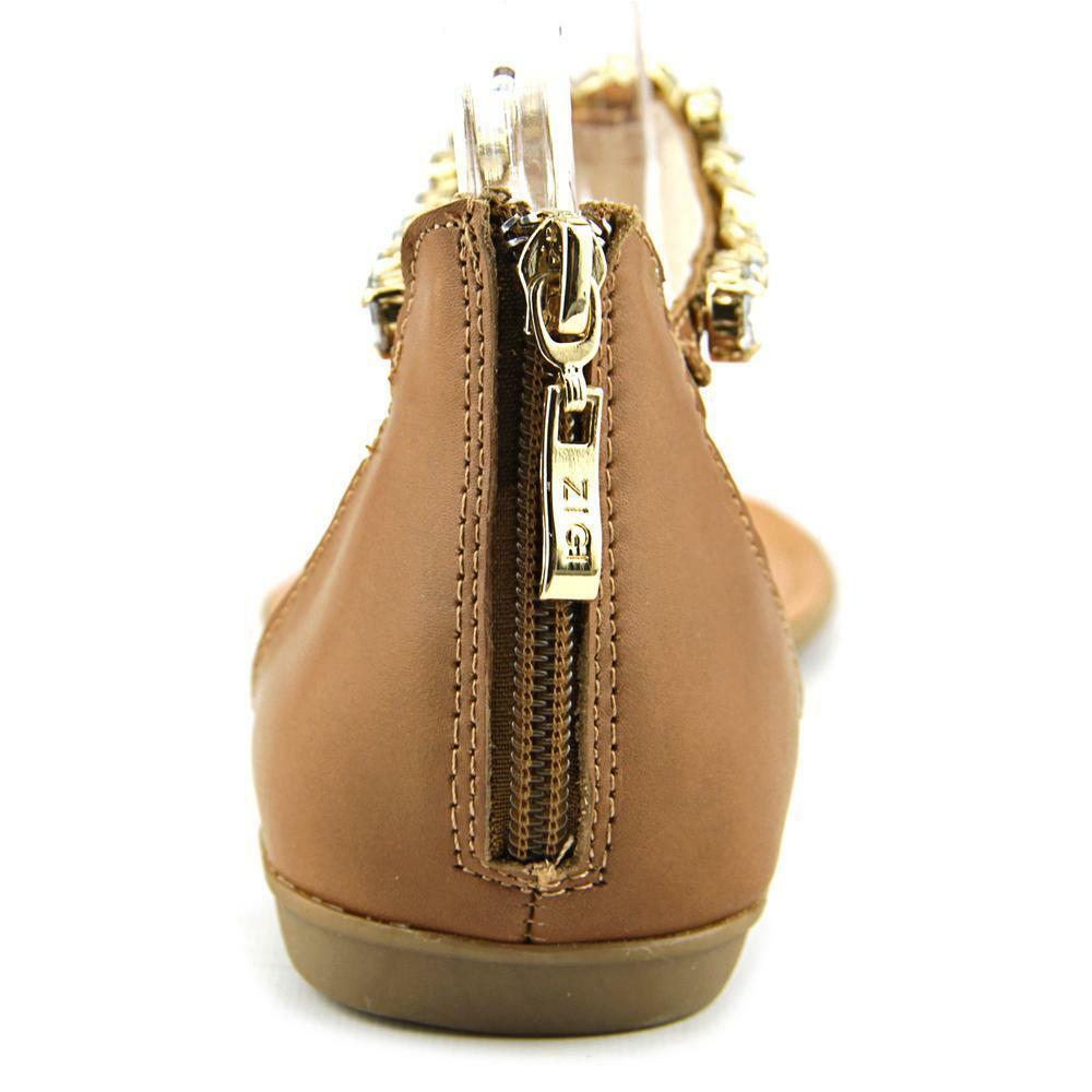 Apple - AKIRA Apple Bottom Akira Zip Leather Rhinestone Sandal Size 8.5 NIB | eBay