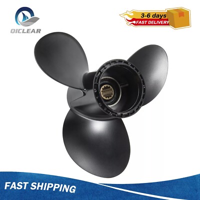11 3/8 x 14 Boat Propeller For Suzuki 35-65HP 13 Spline Tooth,RH 58100-88L52-019