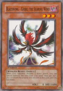 Blackwing - Ghibli the Searing Wind - TSHD-EN001 - Common - 1st Edition x3 - Lig