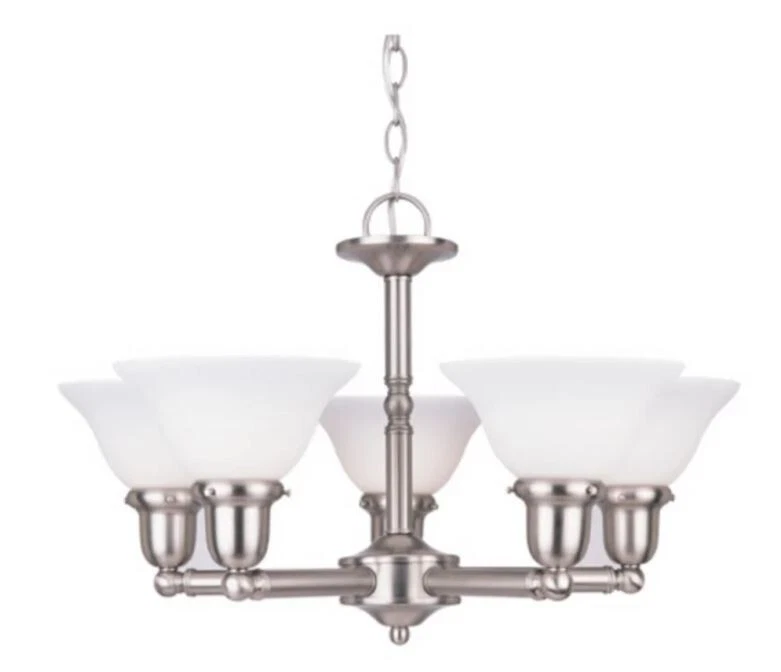 Sea Gull Lighting Sussex 31061-782 5-Light Chandelier – 24 diam. in. – Heirloom - Image 2 of 4