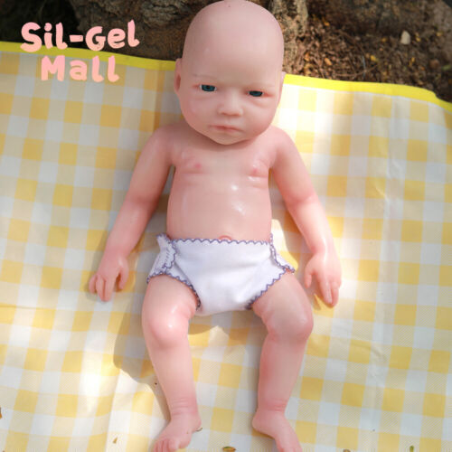 17.5" Lifelike Newborn Baby Dolls Open Eyes Reborn Girl Soft Silicone Baby Dolls - Picture 4 of 7