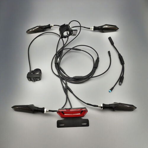 36V/48V/60V E-bike Headlight Front Rear Turn Signal Light Set with Mount Brack - Picture 7 of 14
