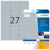Herma 4098 Etiketten A4 63,5X29,6 Mm Silber Folie GläNzend 675 St.