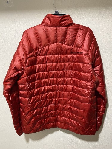 Outdoor Research Helium Down Puffer Jacket Men’s Size XL Cranberry 800 FP - Picture 7 of 7