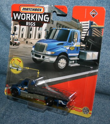Matchbox Working Rigs INTERNATIONAL DURASTAR 4000 Flatbed Rollback