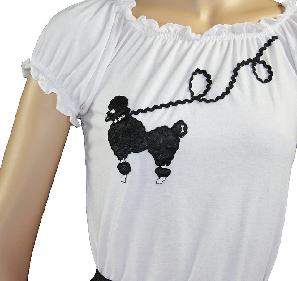 Conjunto Falda Caniche Rosa Neón 3 Piezas _ Adulto Talla XL-3XL _ Cintura 40"- 48" Foto 3 de 4