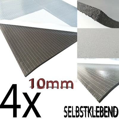 4x DSM Dämmschaummatte Dämmung selbstklebend (1,0mx0,5m = 2,0m²) KFZ