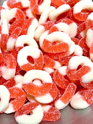 Watermelon Gummy Ring Candy 8oz 1LB 2LB 3LB 4LB 4.5LB Bag Fresh Watermelon Candy