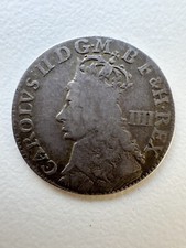 Rare undated Charles II (1660-1685) Milled Maundy Groat Four Pence*269
