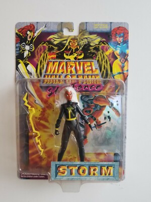 ToyBiz Marvel Hall Of Fame She-Force Storm Figure 1996 NEW w/ RARE DEADPOOL card