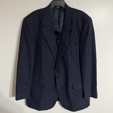 Men's Brooks Brothers Made In USA 100 Camelhair Blazer Sport Coat 46 LG Navy
