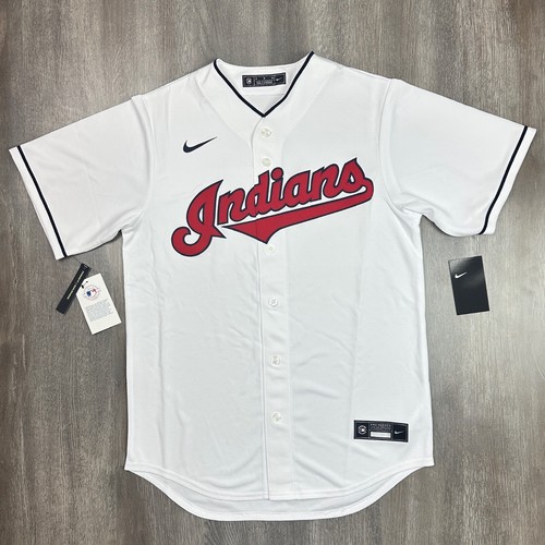 Nike Men’s Cleveland Indians Jersey Blank White Sz L T770-IDWH - Picture 8 of 8