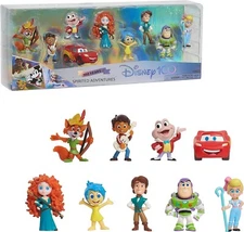 Disney 100 Spirited Adventures Character Figures Limited Edition 9 Piece Set
