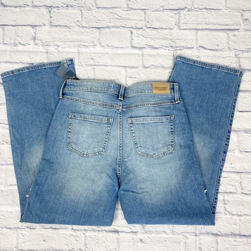 Abercrombie Kids Wide Leg Jeans High Rise Size 17/18 Short New With Tags - Picture 5 of 7