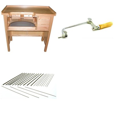 Grobet Jewelers Work Bench W Aluminum Work Pan 3 Drawer With Saw
