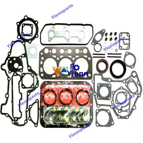 K3C Overhaul Rebuild Kit For Mitsubishi Engine Iseki TU150 TU155 TU157 TU1600 - Picture 2 of 6