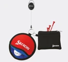 Srixon Reeled Golf Ball Cleaner Pouch GGF-25294 Red Navy Royal Blue