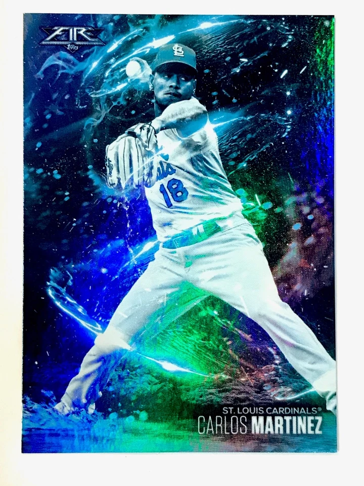 2018 Topps FIRE - FLAME THROWERS - Blue Chip Parallel Insert - U-Pick - Image 4 of 4