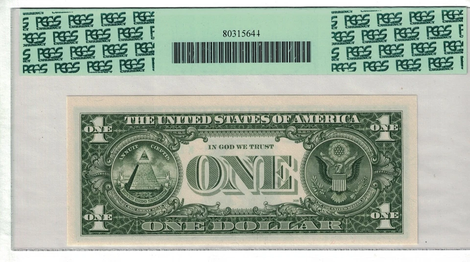 ** 1981 A $1 ONE DOLLAR FEDERAL RESERVE NOTE FR.1912-K VERY CHOICE NEW. ** - Image 2 of 2