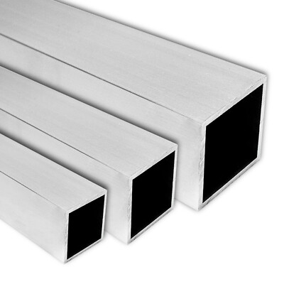 Vierkantrohr Aluminium Aluprofil Quadratrohr Vierkant Profil Alu Hohl Rohr