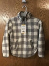 Member's Mark Cuddly Sherpa Kid's Quarter Zip Detail Super Soft Fluffy Fleece