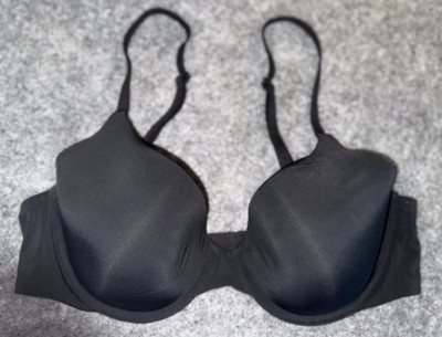 Victoria's Secret T-shirt Lightly Lined Full Coverage Bra 34C Black