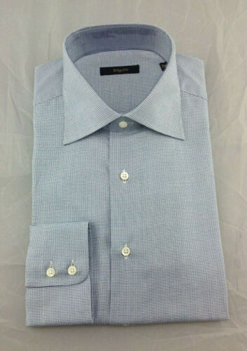 Shirt 50% Bagutta Man AA119 L12184 Blue Ult. Size 39 +44 - Picture 1 of 2