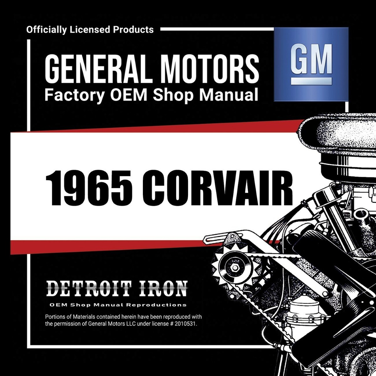 1965 Corvair Shop Manuals, Body Manual, Sales Data &amp; Parts Book 