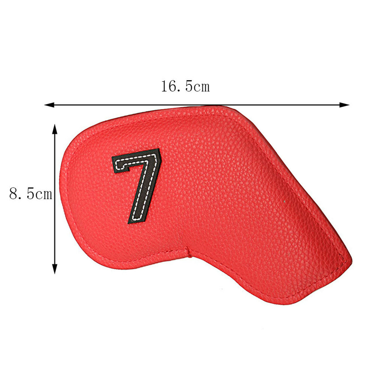 10pcs Premium Leather Golf Club Iron Headcovers 4-9,P,A,S,X Iron Covers RH LH