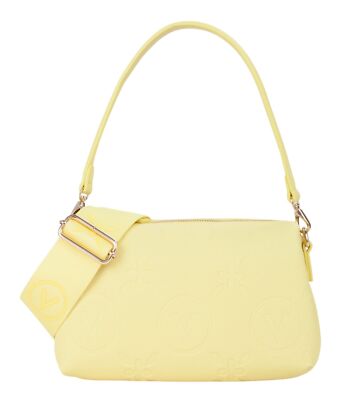 VALENTINO Samba Re Shoulder Bag Schultertasche Tasche Giallo hellgelb Neu