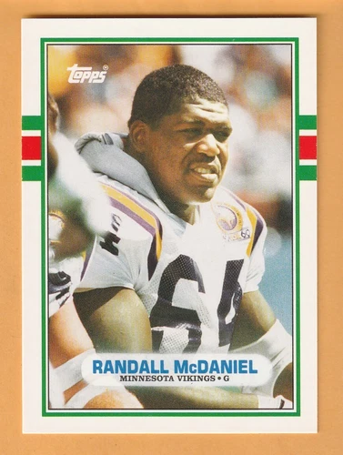 Randall McDaniel Minnesota Vikings 1989 Topps Traded #54T RC Arizona State 13K