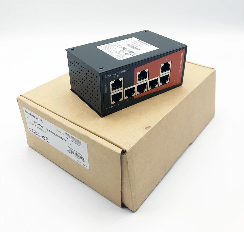 Weidmüller IE-SW-BL08-8TX Netzwerk-Switch -unused-