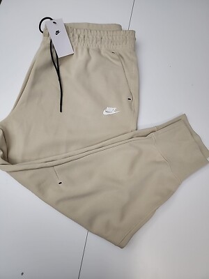 Nike Women's Sportswear Tech Fleece Pants Tan Size XXL 2XL DA2043