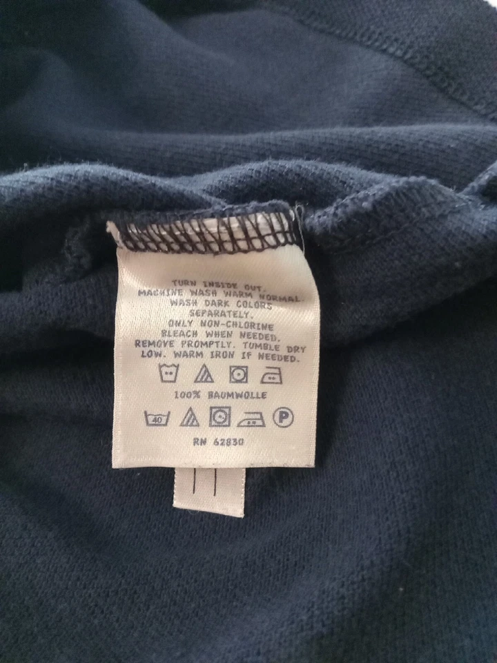 Uniforme de niño Land's End azul marino manga corta polo talla 14 usado en excelente estado Foto 4 de 4