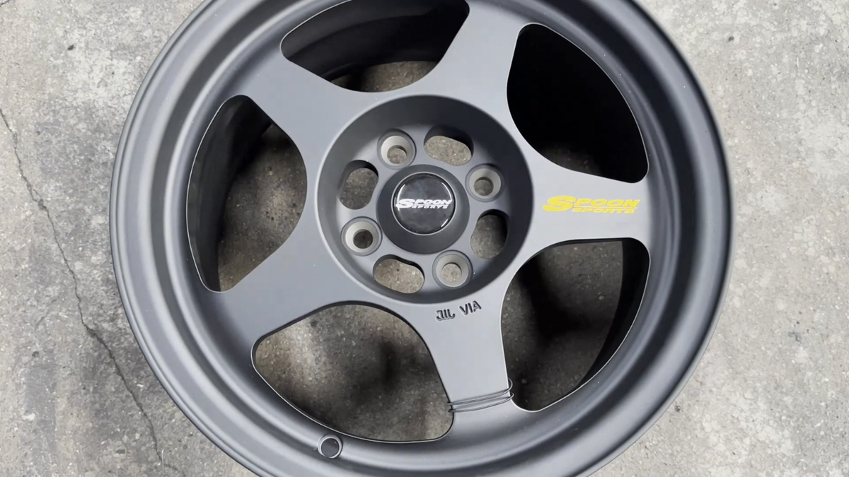 NEW 15x7J NK Performance Spoon BLACK (4 wheel) 4x100 Fits HONDA